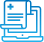 ícone de sistema e soluções de telemedicina