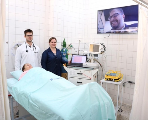 Unidade de saúde do município de Tarumã após a implantação de solução da Portal Telemedicina