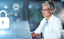 medica en la computadora usando la ciencia de datos en salud